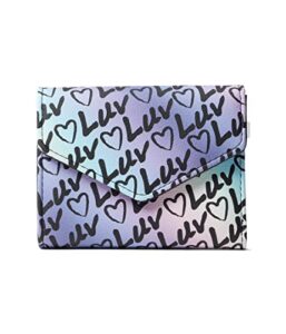 luv betsey lbcash wallet midnight logo black one size