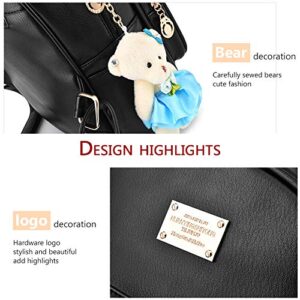 H&N Fashion Women Cute Small Leather Backpack Purse Ladies Casual Satchel Travel Backpack for Girls (Silver) LJYXYYB412540