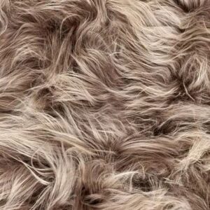 Premium, Hypoallergenic, Natural Long Hair (Taupe) Icelandic Sheepskin Fur Area Rug - Perfect as an Area Rug, Fur Throw, Chair Cover, Home Decoration, and Carpet…