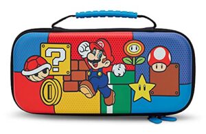 powera protection case for nintendo switch or nintendo switch lite – mario pop, protective case, gaming case, console case – nintendo switch