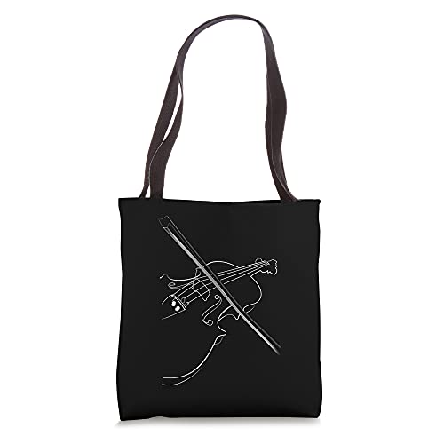 Violin Violinist Orchestra String Player Music Lover Tote Bag