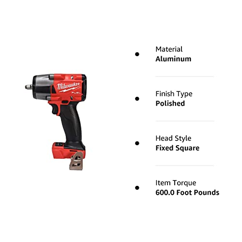 MILWAUKEE'S Mid-Torque Impact Wrench,3/8",Cordless