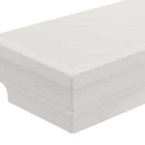 Kiera Grace Madison Floating Wall Shelves, White