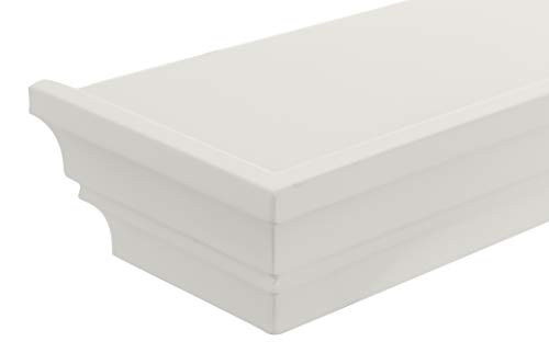 Kiera Grace Madison Floating Wall Shelves, White