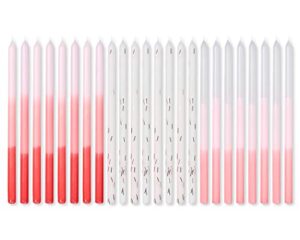 papyrus birthday candles, pink ombre (24-count)