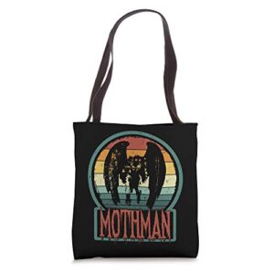 mothman point pleasant retro vintage cryptid tote bag