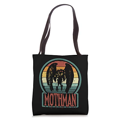 Mothman Point Pleasant Retro Vintage Cryptid Tote Bag