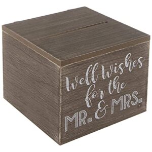 hobby lobby studio his & hers well wishes for the mr. & mrs. wood box for weddings, engagement parties, or bridal shower