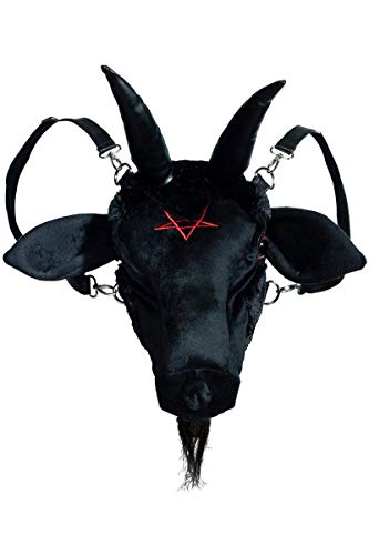 kreepsville 666 Goathead Baphomet Plush Purse Bag