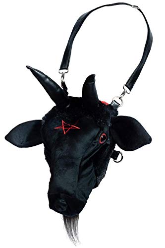 kreepsville 666 Goathead Baphomet Plush Purse Bag