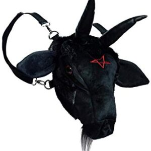 kreepsville 666 Goathead Baphomet Plush Purse Bag