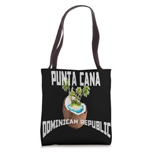 punta cana | dominican republic palm trees & beach tote bag