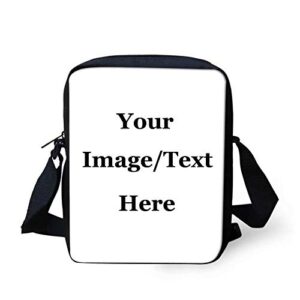 afpanqz personalized small cross body purse customized messenger bags travel casual shoulder bag sling tote for kids women custom design pod print on demand your image