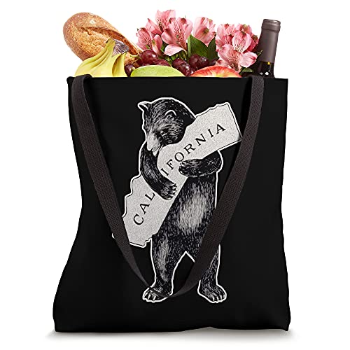 I Love California Shirt Art-Retro Vintage Cali Pride Bear Tote Bag