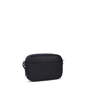 TOUS Navy Blue Synthetic Leather Crossbody Bag for Women, 7x23x16 cm, Script Collection