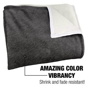 Star Trek Blanket, 50"x60", Klingon Empire Silky Touch Sherpa Back Super Soft Throw Blanket