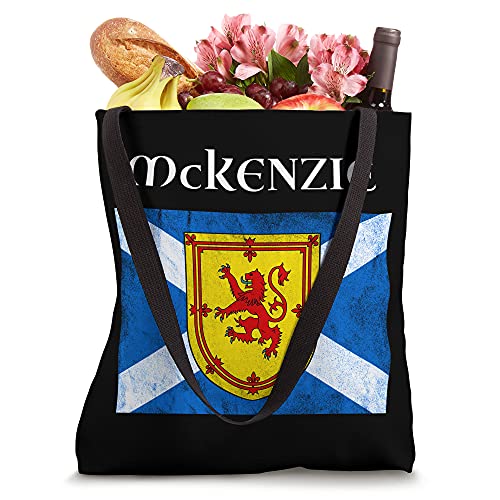 Mckenzie Clan Scottish Name Scotland Flag Tote Bag