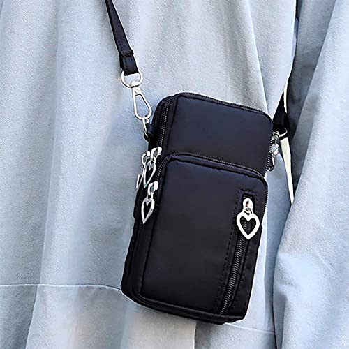 Horscrite Cell Phone Purse, Phone Bag Purse Wallet Crossbody Bag Lightweight Roomy Pockets Smartphone Sports Armband Bag