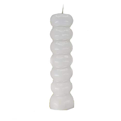 White 7 knob Figure Image Candle, Blessing, Protection, Healing, Spirituality, Cleansing, Spells, Spellwork & Ritual Magic