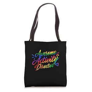 awesome activity director rock activity professionals week tote bag