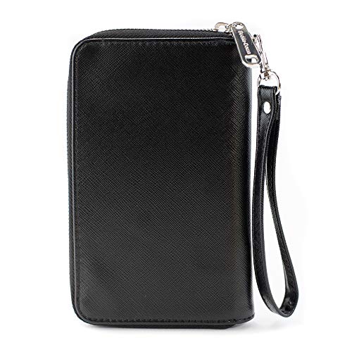 Buckle-Down Women's PU Zip Around Wallet Rectangle-UP, Up, 7.5"x4.5"