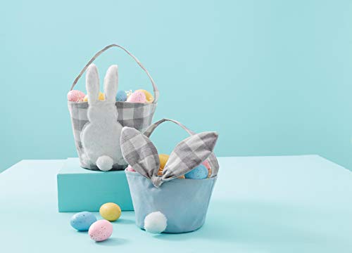 Gingham Blue Easter Baskets