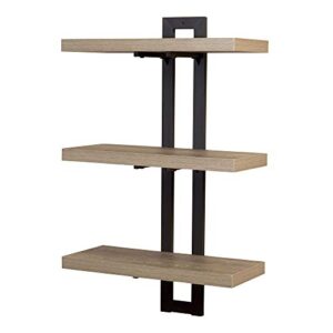 Household Essentials Ashwood 3 Tier Wall Mounted Shelves