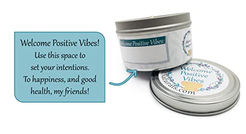 Alternative Imaginations White Sage Candle - All Natural Essential Oil Soy Wax Tin Candle - Aromatherapy Smudging Votive Made with Pure Salvia Blanca (White Sage) Oil - (6oz)