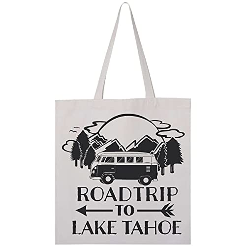 Inktastic Road Trip To Lake Tahoe Tote Bag 0020 White 3c13c