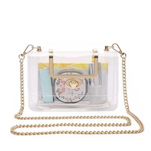 moetyang clear purse for women,clear clutch purse crossbody, see through handbag