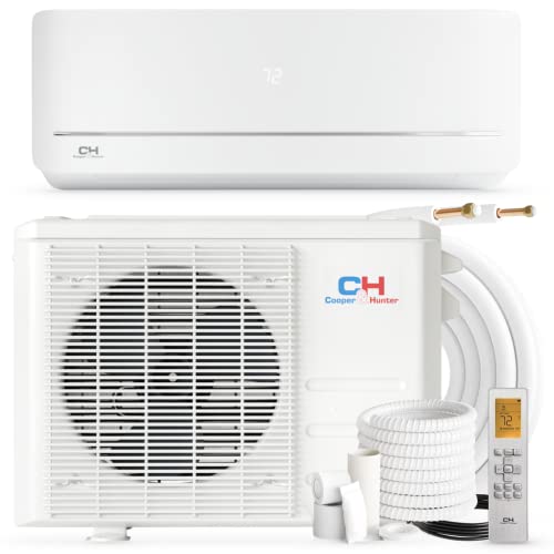 Cooper & Hunter 12,000 BTU, 115V, 20.8 SEER2 Ductless Mini Split AC/Heating System Pre-Charged Inverter Heat Pump with 16ft Installation Kit