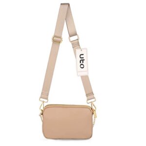 UTO Small Crossbody Bags for Women Fashion Designer 3 in 1 Multipurpose Cute Shoulder Purse with Detachable Coin Pouch and Chain Adjustable Strap