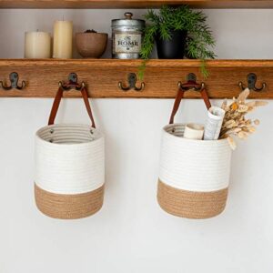Goodpick Woven Hanging Basket Set (Set of 2)