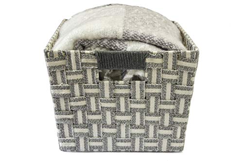 OneDesign Home: Set of 3 Woven Storage Basket - S/M/L (White)