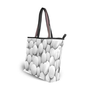 AUUXVA Sport Golf Ball Pattern Handbags for Women Tote Bag Top Handle Shoulder Bag Satchel Purse
