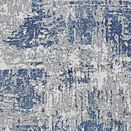 Couristan Marblehead Breccia Area Rug, 7'10" x 10'3", Blue Grey