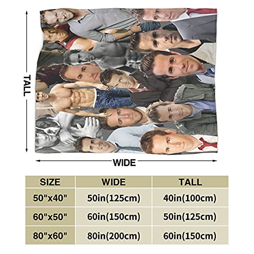 Ryan Reynolds Soft and Comfortable Warm Fleece Blanket for Sofa, Bed, Office Knee pad,Bed car Camp Beach Blanket Throw Blankets (50"x40") … (50"x40")