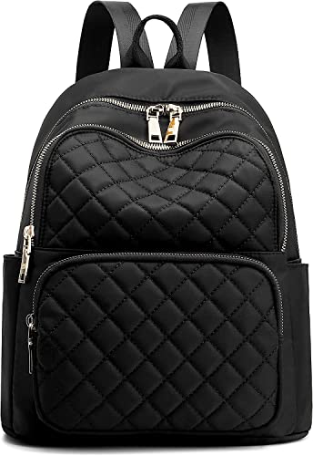 Backpack Purse for Women Small Rucksack Fashion Mini Daypack Shoulder Bag Ladies (black2)