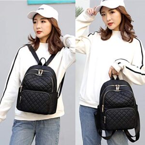 Backpack Purse for Women Small Rucksack Fashion Mini Daypack Shoulder Bag Ladies (black2)