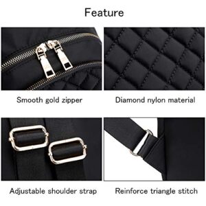 Backpack Purse for Women Small Rucksack Fashion Mini Daypack Shoulder Bag Ladies (black2)