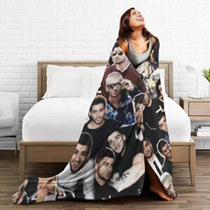 Zayn Malik Soft and Comfortable Warm Fleece Blanket for Sofa, Bed, Office Knee pad,Bed car Camp Beach Blanket Throw Blankets (60"x50") … (50"x40")