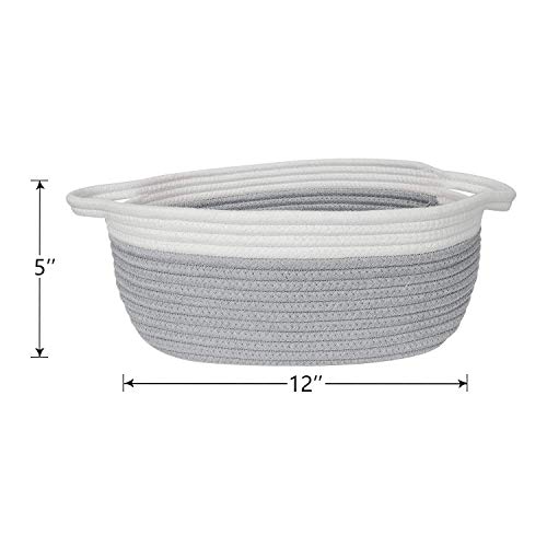 Goodpick Small Grey Bowl Basket (Set of 2)