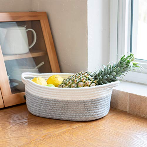 Goodpick Small Grey Bowl Basket (Set of 2)