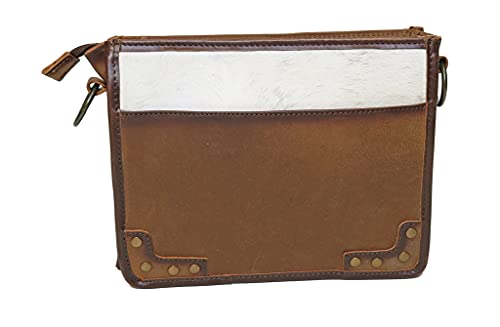 STS Ranchwear Women's Cowhide Mae Durable Leather Casual Crossbody Bag with Adjustable & Removable Strap