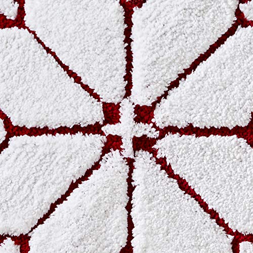 SKL Home Snowflake Winter Rug, 25x25