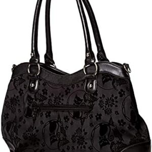 Lost Queen Women's Purse Handbag Shoulder Bag | Gothic Dark Goth Victorian (Call of the Phoenix Black)