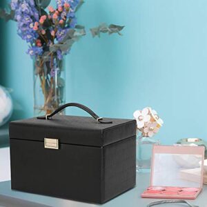 FEISCON Jewelry Organizer Makeup Cosmetic Storage Organizer Box Small Jewelry Box Travel Jewelry Case …