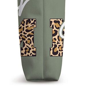 Soccer Mom Leopard Print Ball Tote Bag