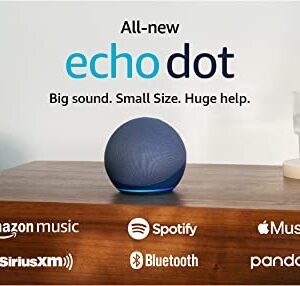 All-New Echo Dot (5th Gen, 2022 release) | Smart speaker with Alexa | Deep Sea Blue