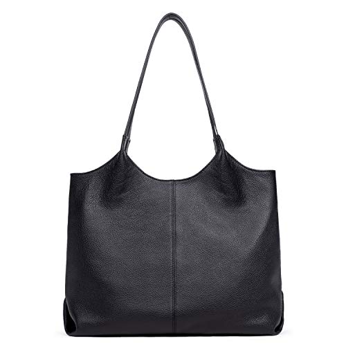 Soft Leather Tote Purse Zipper Closure Designer Handbag Women RFID Top-handle Bag Lightweight